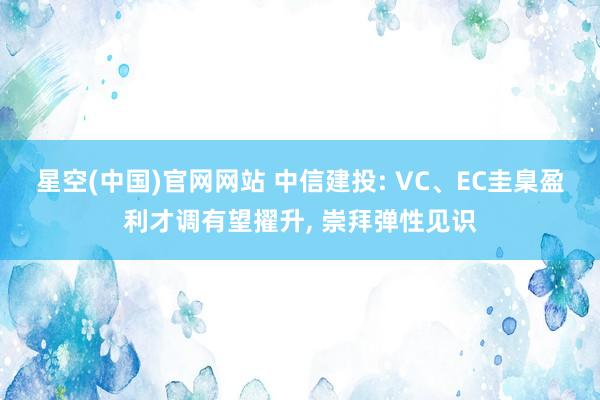 星空(中国)官网网站 中信建投: VC、EC圭臬盈利才调有望擢升， 崇拜弹性见识